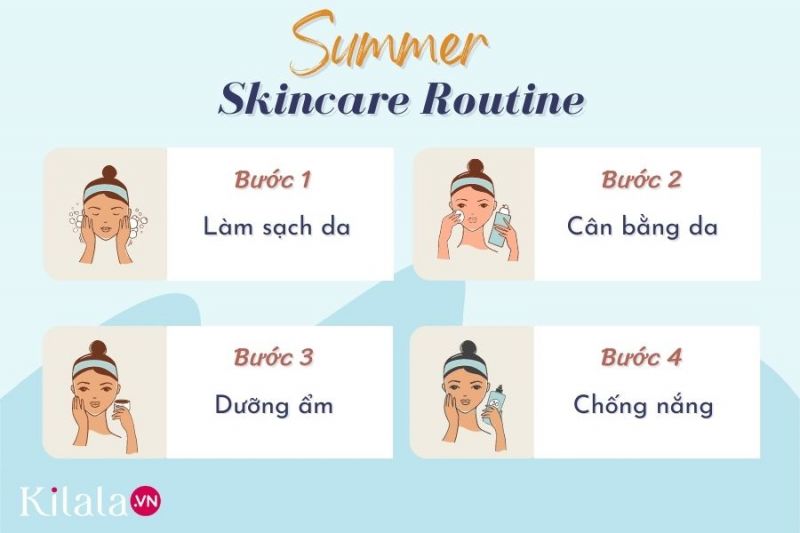 các bước dưỡng da